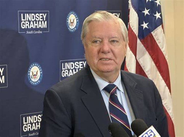 Sen. Lindsey&nbsp;Graham (pictured July 28) warned that contrary to Biden's remarks, the US military's ability to combat growing terrorist threats in Afghanistan are 'on the margins'